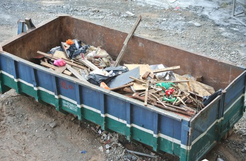 Professional garden clearance team at work in Peckham