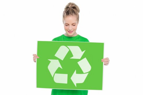 Eco-friendly disposal methods during flat clearance